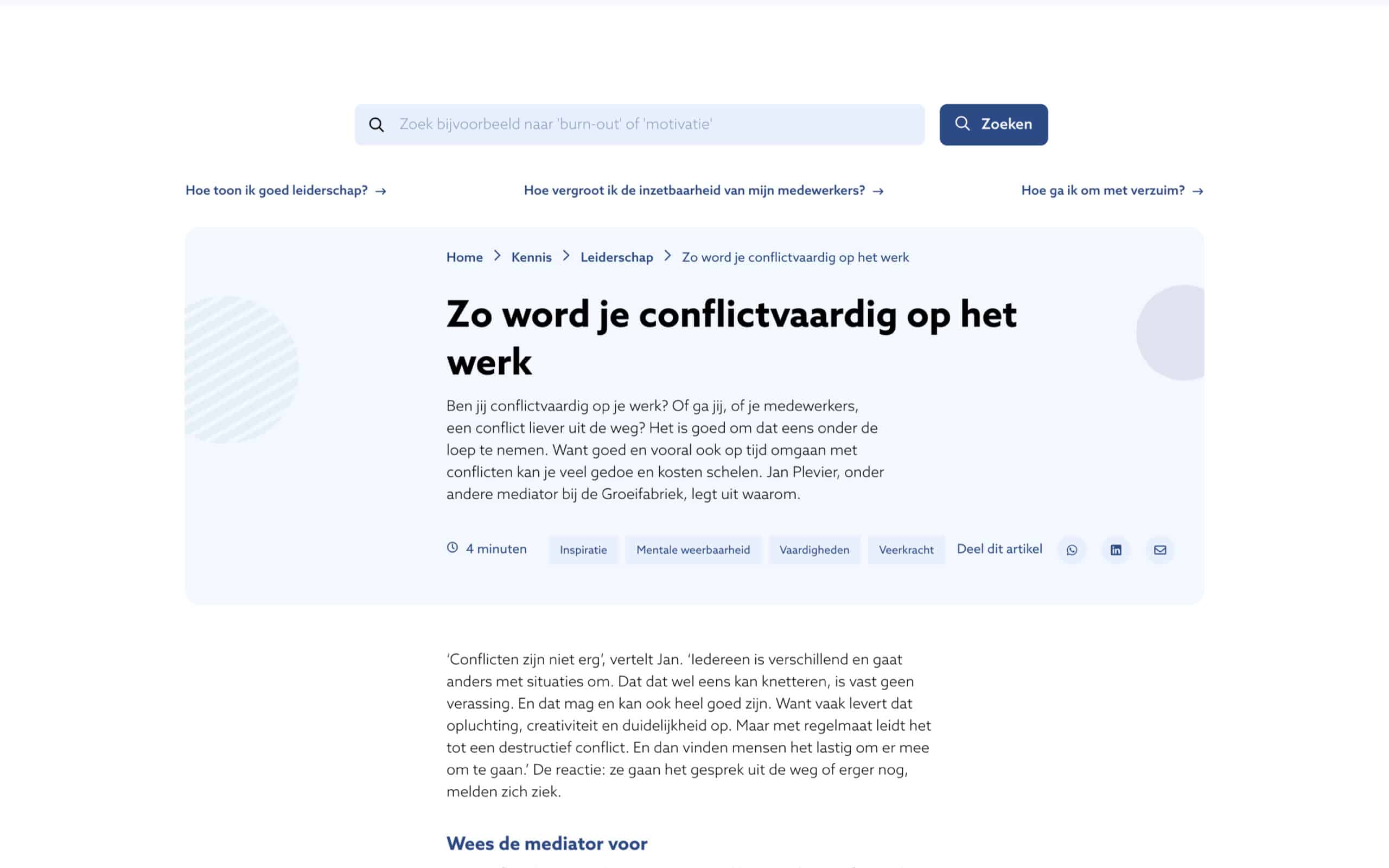 Mensely kennisartikel